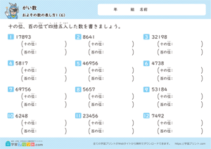がい数（およその数の表し方）1-6