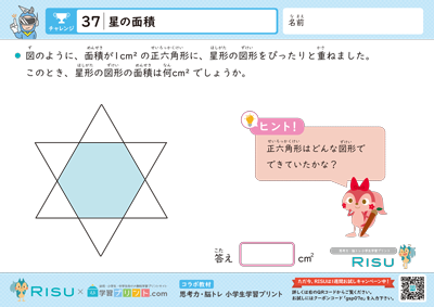 37.星の面積