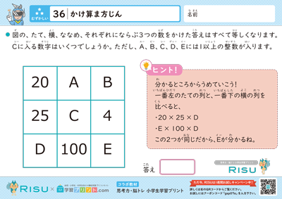 36.かけ算ま方じん